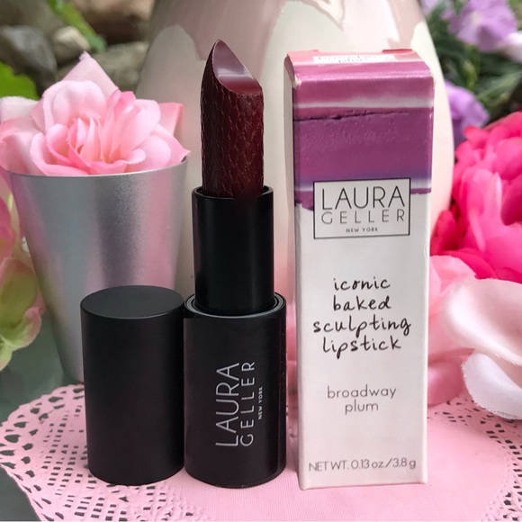 Laura Geller Other - Laura Geller Iconic Baked Sculpting Lipstick in Broadway Plum ISSUE w Tube *BNIB
